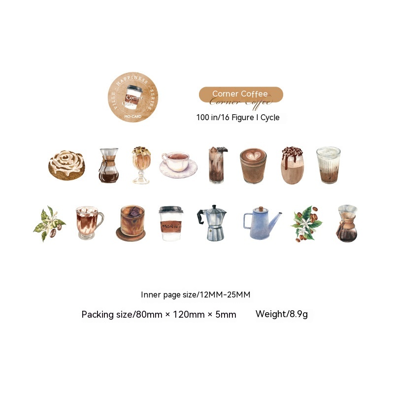Retro Collage Notebook DIY Decorative Material Stickers - Image 18