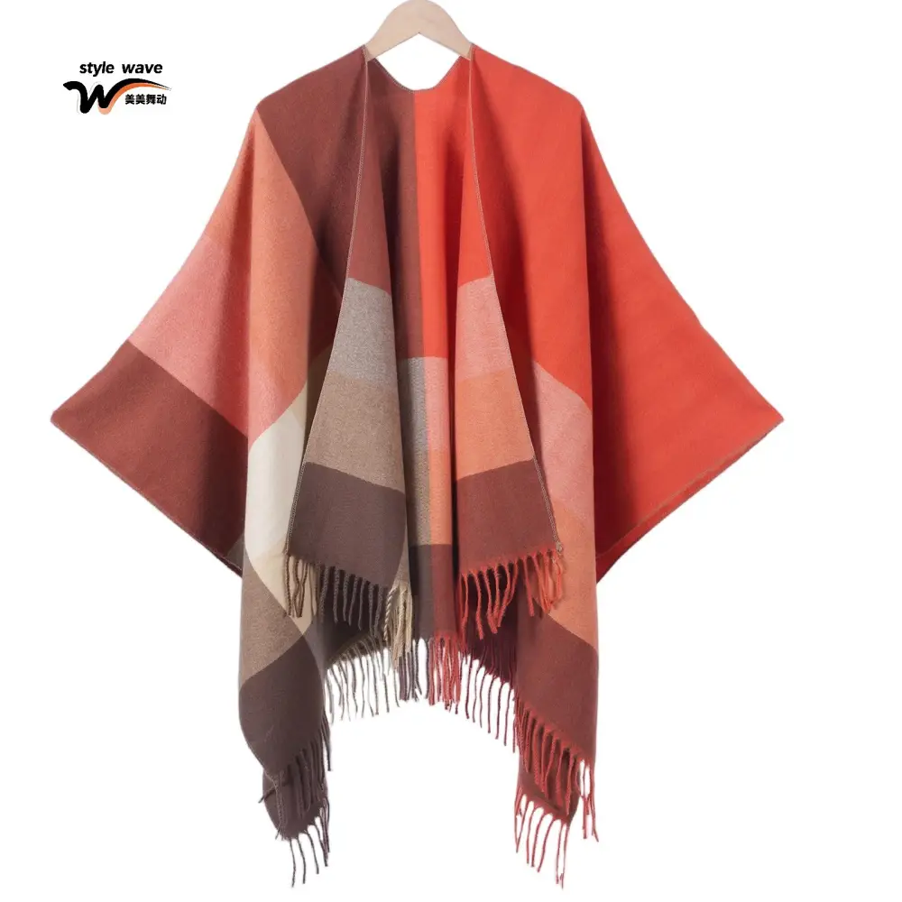 Women's Plaid Shawl