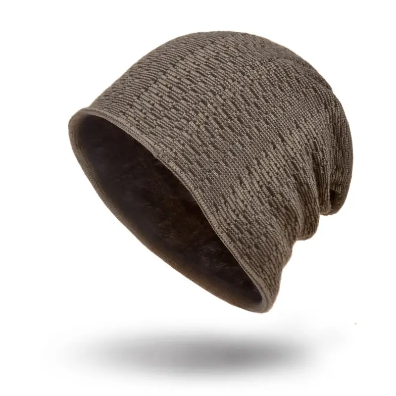 Men's New Winter Simple Wool Pullover Hat