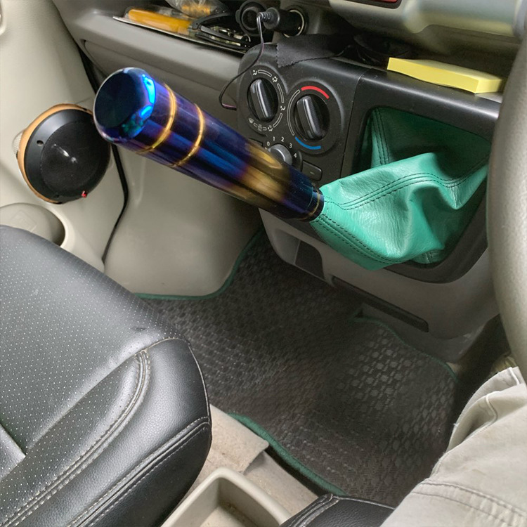 Half-baked Blue Aluminum Alloy Gear Lever Manual Gear Head
