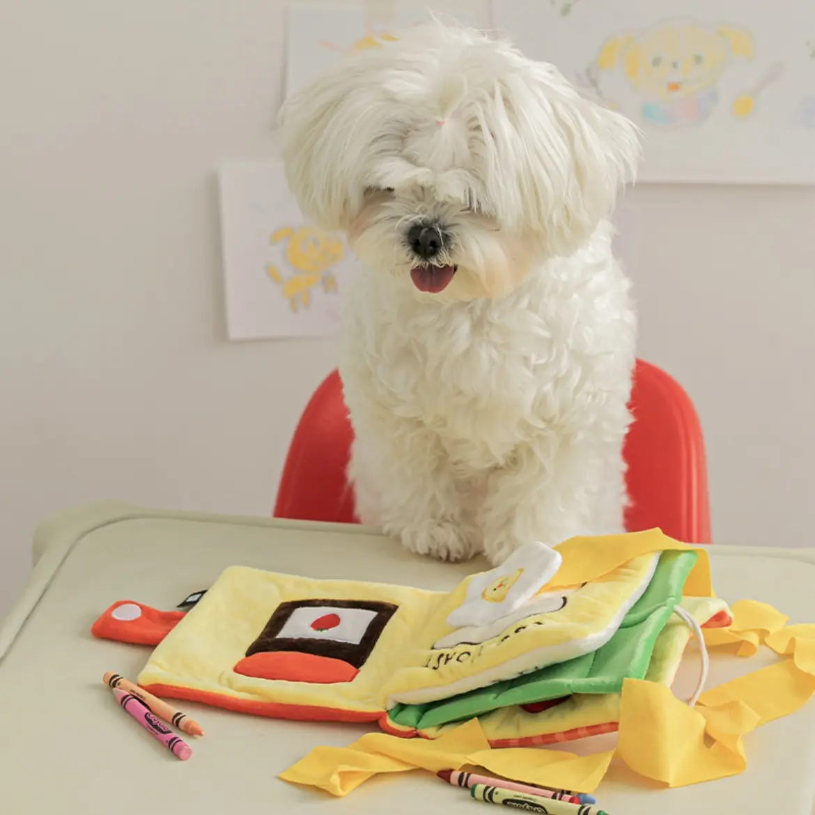 Leaking Food Cute Sniffing Vocal Reading Toy