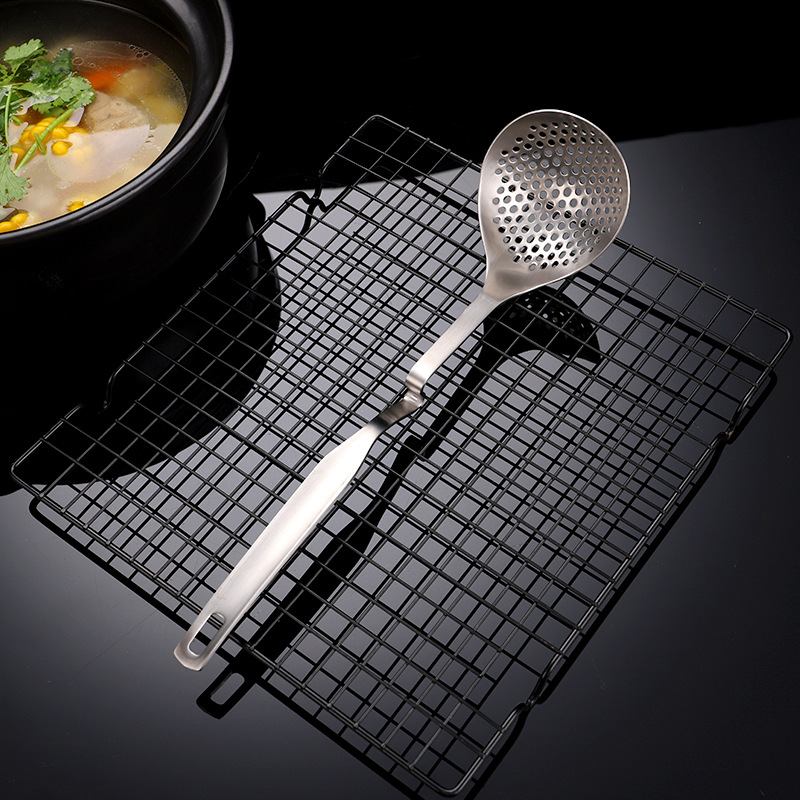 Title 3, Stainless Steel Colander For Porridge Wall Hang...