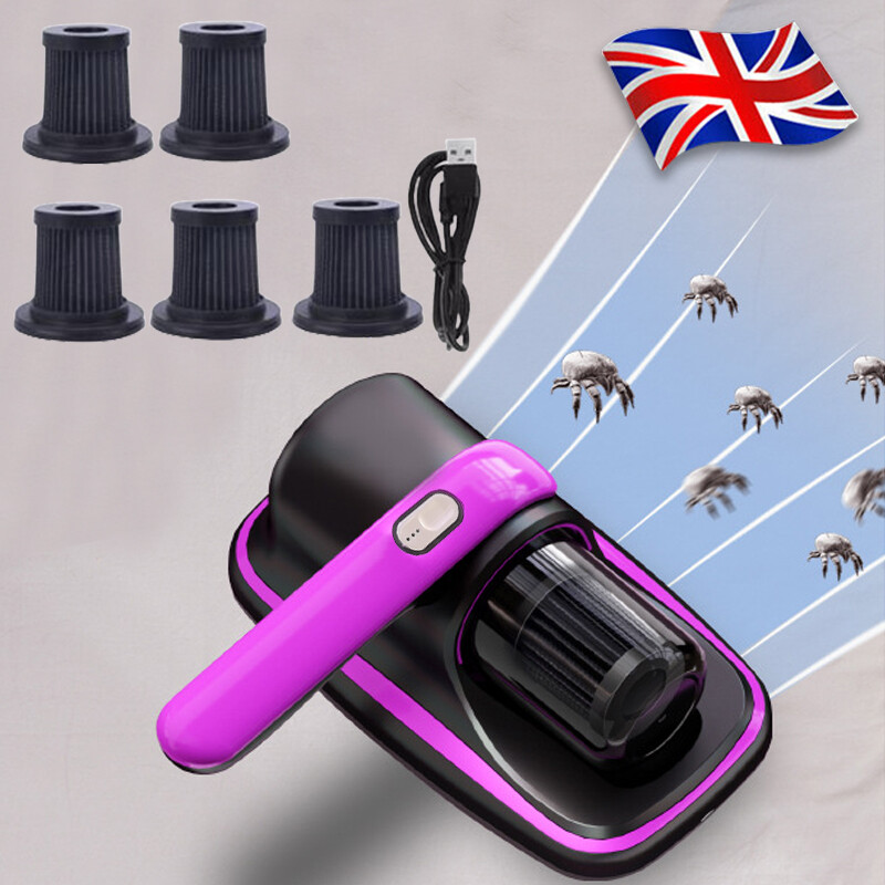 Handheld Mite Remover Home Bed Mattress Vacuum Sofa Cleaner UV Cleaner Tool