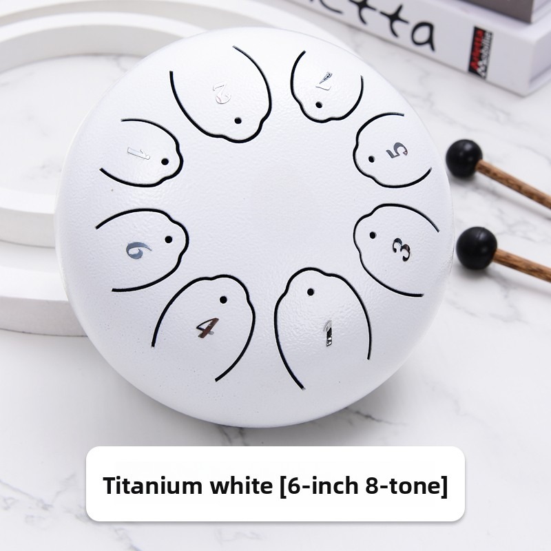 Series 6-Inch 8-Note Steel Tongue Drum — foto 3