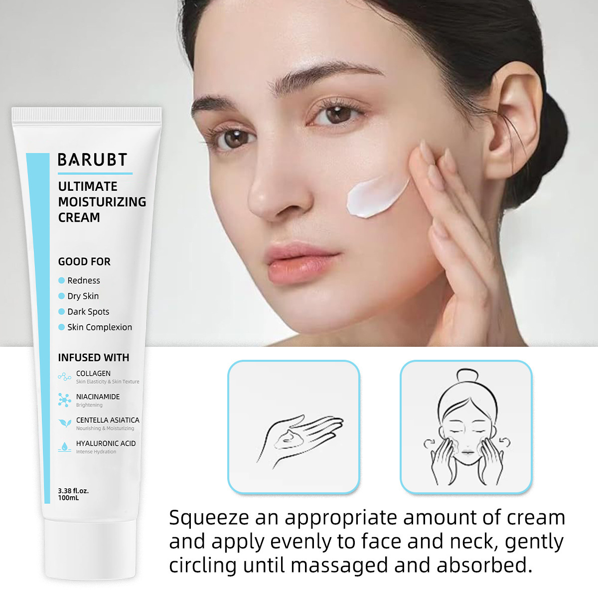Repair Cream Ultimate Moisturizing Cream Ceramide Soothing Moisturizing Skincare 6