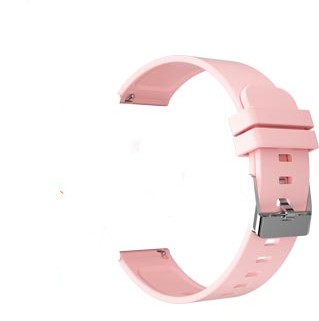 Pink silicone strap