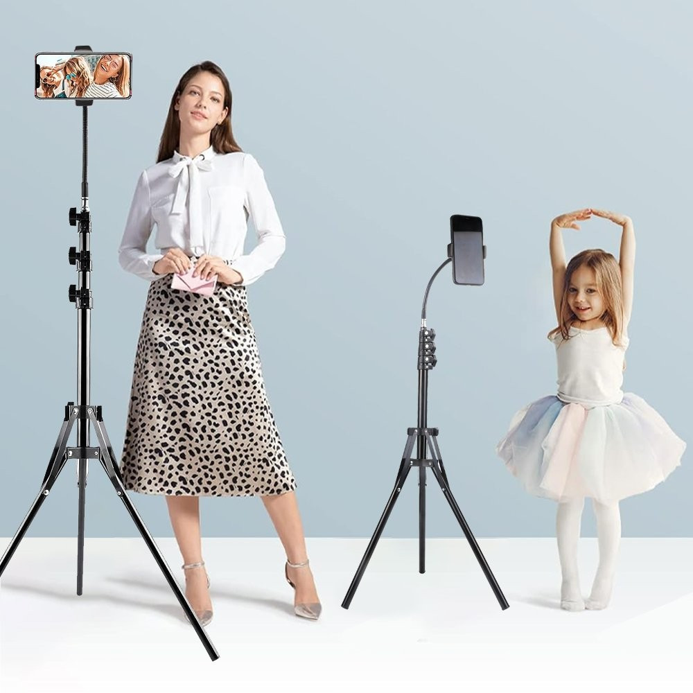 190CM Tall Flexible Phone Tripod With Gooseneck Heavy Duty Stand UK — image 9