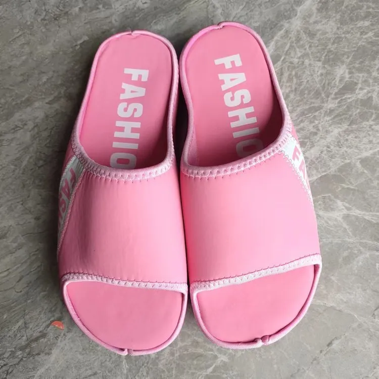 Cloth Flat Sandals For Women In Europe And America - Pink