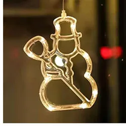 Star String Lights LED Christmas Curtain Lights Indoor Bedroom Home Party Decoration Snowman Christmas Tree Holiday Lights – image 9