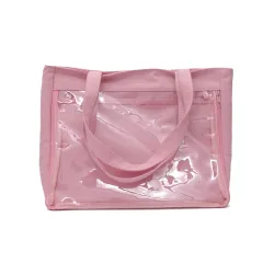 Japanese Harajuku Student Large-capacity Canvas New Korean Chic All-match School Shoulder Bag - Pink - View 1