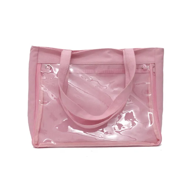 Japanese Harajuku Student Large capacity Canvas New Korean Chic All match School Shoulder Bag Pink - Shop at LoveMi