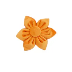Pet Collar Dog Fabric Velvet - Flower - View 1
