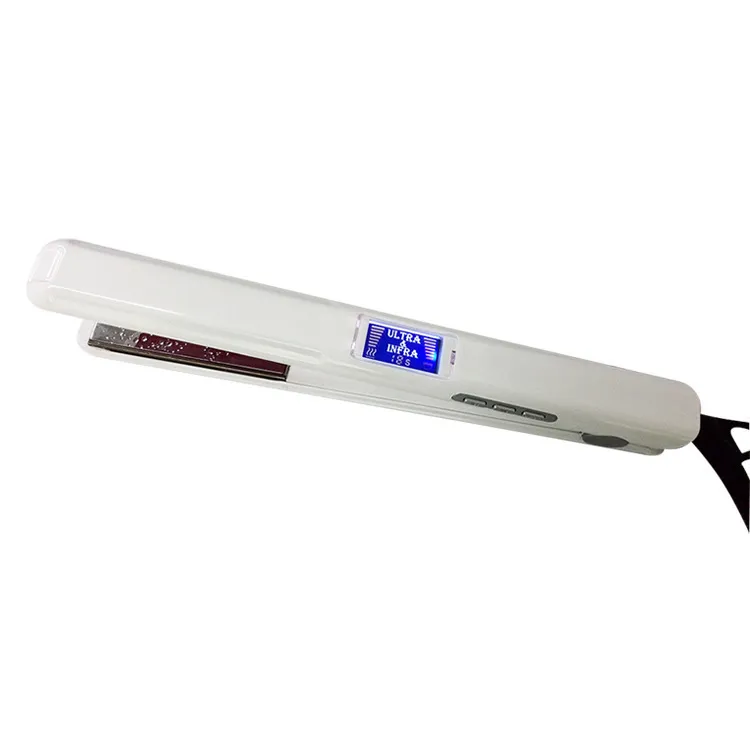 Hair Straightener Straightening Plate Does Not Damage The Power Generation Splint - White