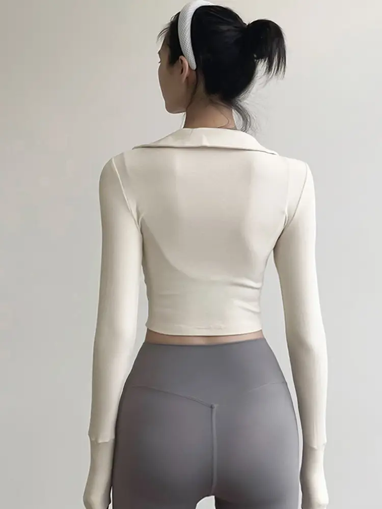 Autumn And Winter Yoga Jacket Running Quick-drying Long Sleeve