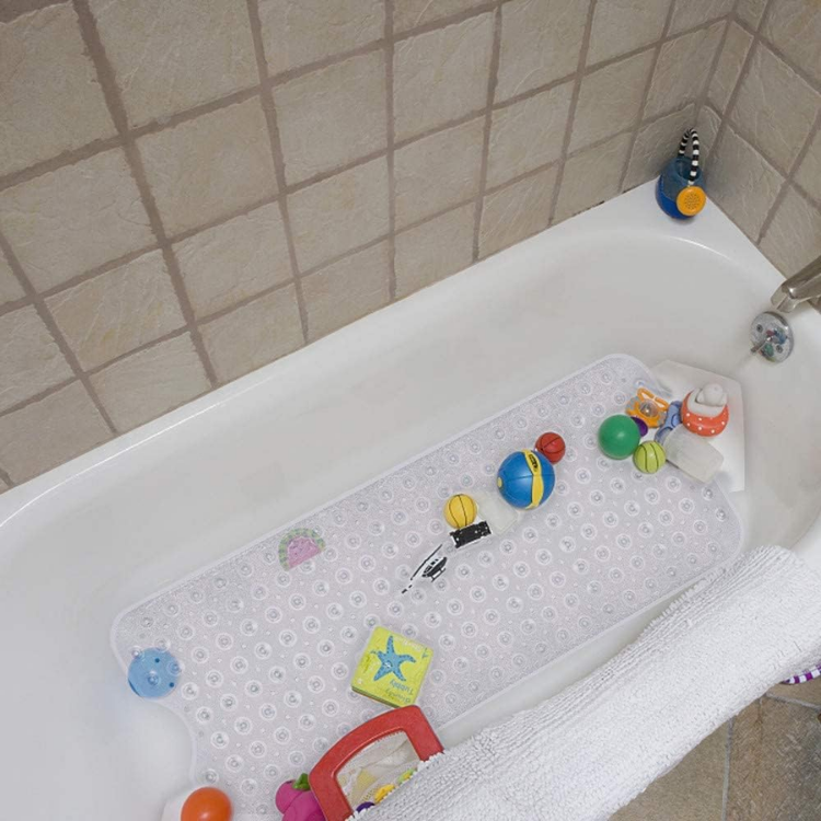 Tapis de sécurité pour baignoire et douche 40 x 16 pouces – Image 2