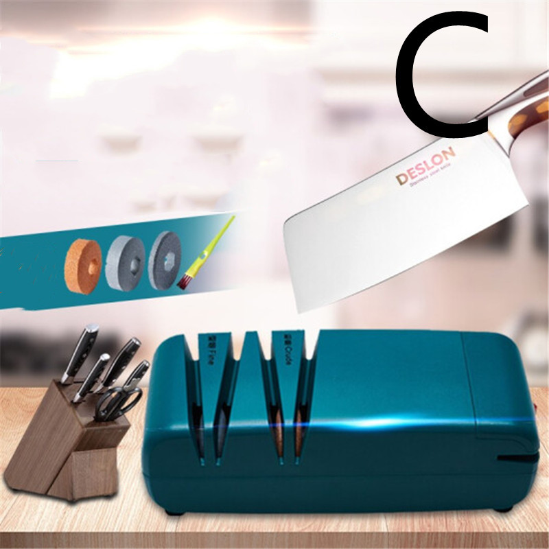 Title 2, Multifunctional Electric Knife Sharpener For Ho...