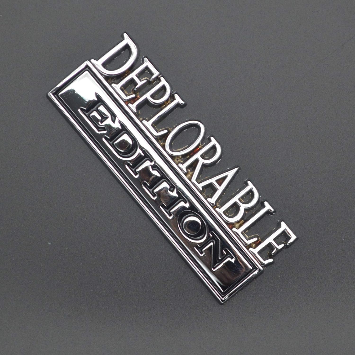 2pcs Deplorable Edition Emblems, Emblem 3D Badge Decal Car Truck SUV,Refrigerator Sticker,Window Display Stickers,Bicycles, Laptops, Fridges