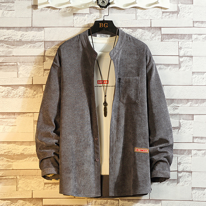 Title 10, Corduroy Shirt Long Sleeve Jacket Casual