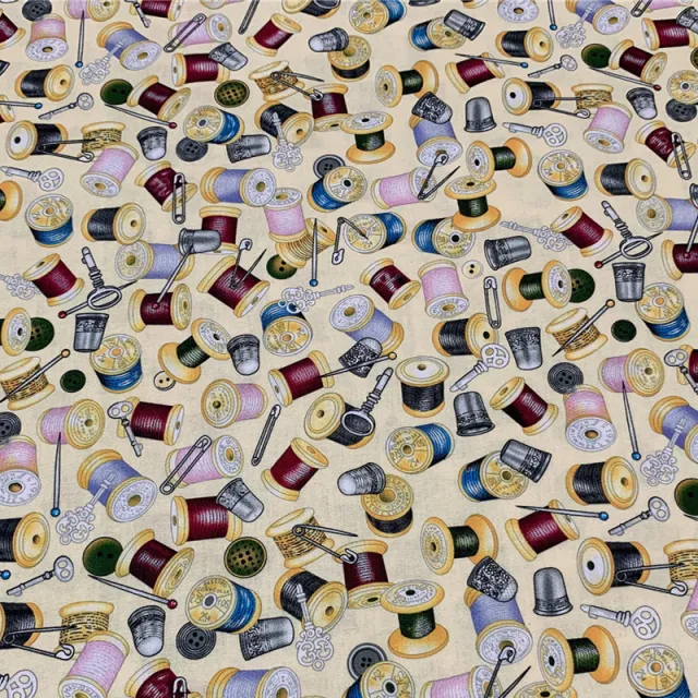 Plain Cotton Fabric Needle Thread Printing Fabric Handmade DIY Photo Color - Shop at LoveMi