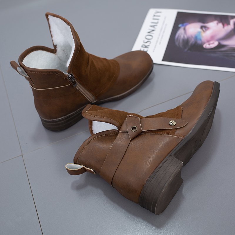 Title 7, Autumn and winter flat heel 40-43 casual low-to...