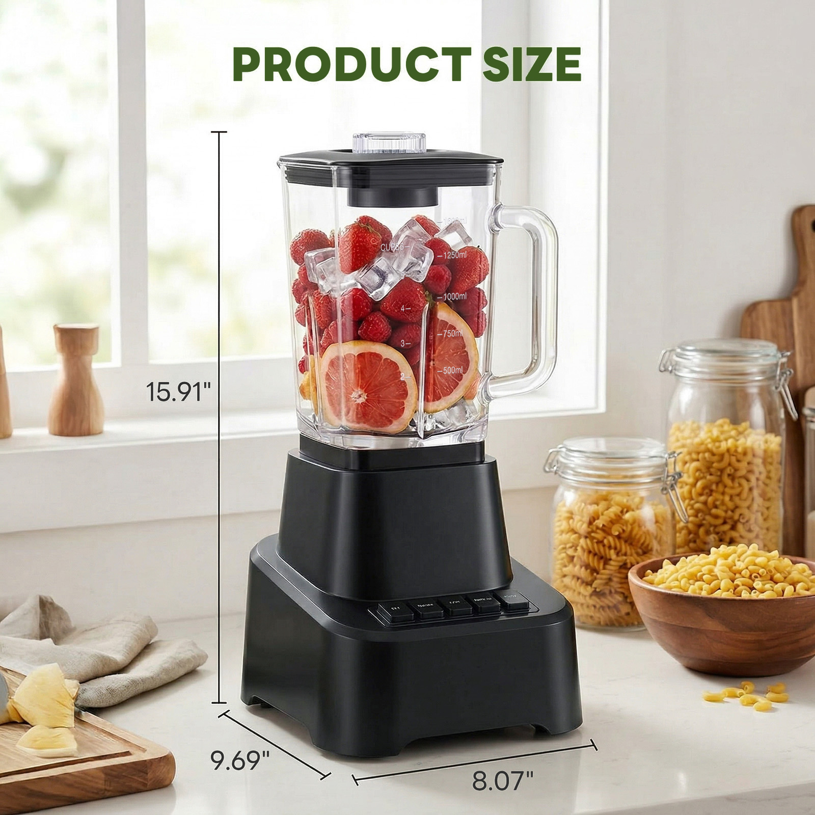 Professional Ice Cream Blender, Full-size Household Blender, Equipped With A... 10