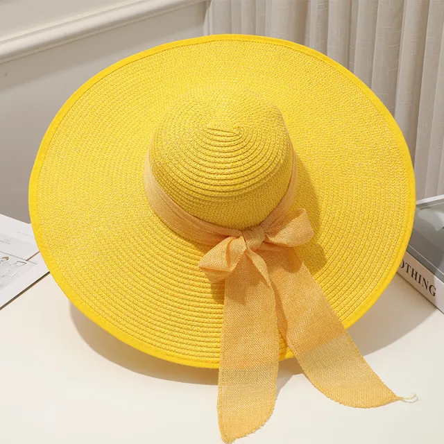 Fashion Summer Korean Version Tide Hat Female Yellow - Shop at LoveMi