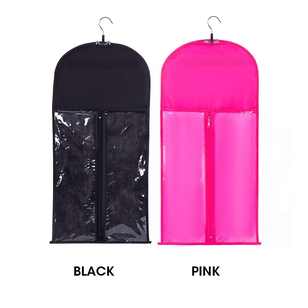 Silk Screen Non-woven Wigs Bags PVC Wig Supplies Packaging Dustproof Bag - Image 1