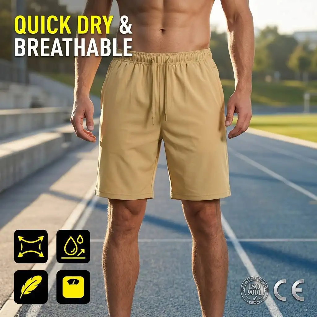 Men Quick Dry Athletic Shorts