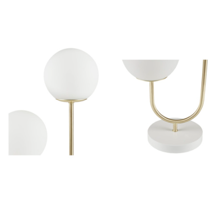 Metal 2-Light Globe Table Lamp — foto 7