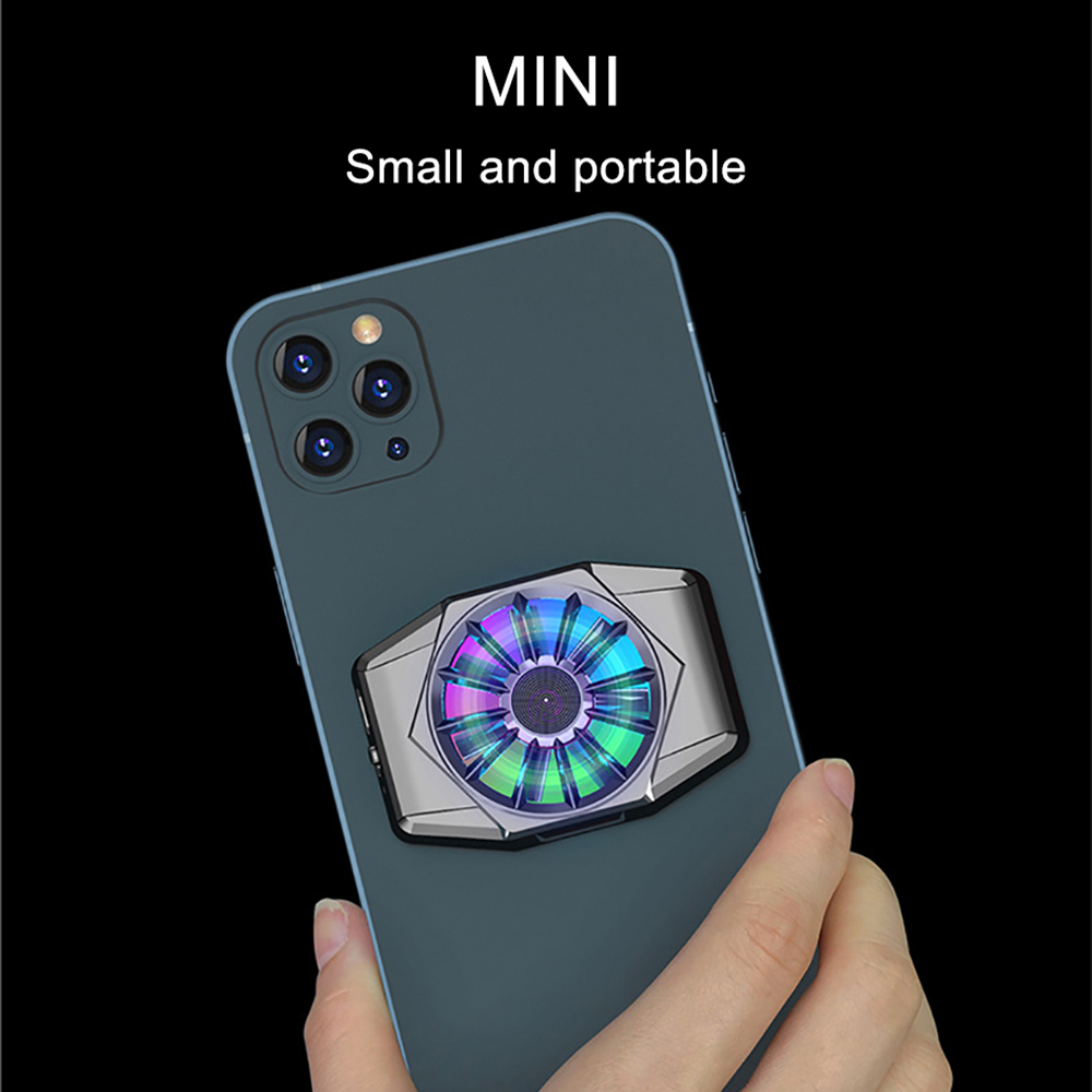 Phone Magnetic Radiator ABS Game Cooler System Quick Cooling Fan - Image 5