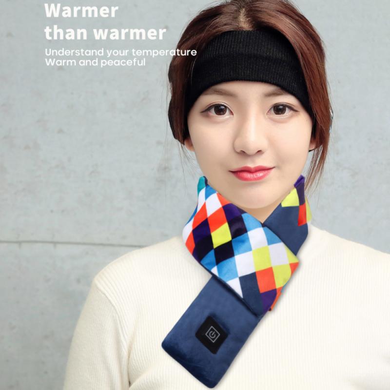 Smart Heating Scarf In Winter To Keep Warm And Electric Heating Neck Protector