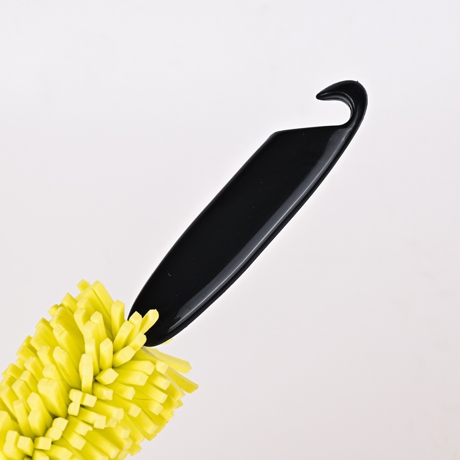 Sponge Tire Gap Cleaning Brush, Wheel Hub Brush, Steel Bell Brush, Multi-functional Car Cleaning Brush 3
