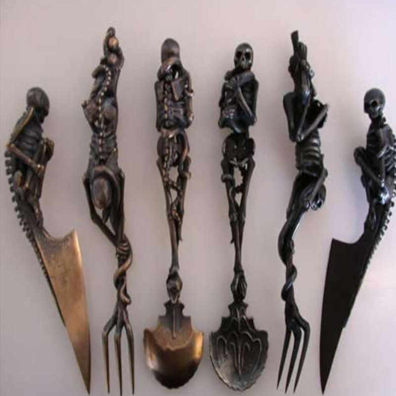 Innovative Fashion Funny Halloween Knife Fork And Spoon Set