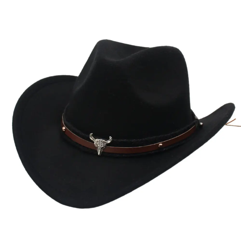Retro American Western Cowboy Hat - Silver