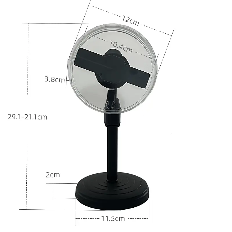 Wiilala LS-12 Ultra HD Mini 3D Holographic Fan, USB 5V3A Power Supply, APP Control, Built-in Speaker For Shop Promotion Holiday Event Decoration