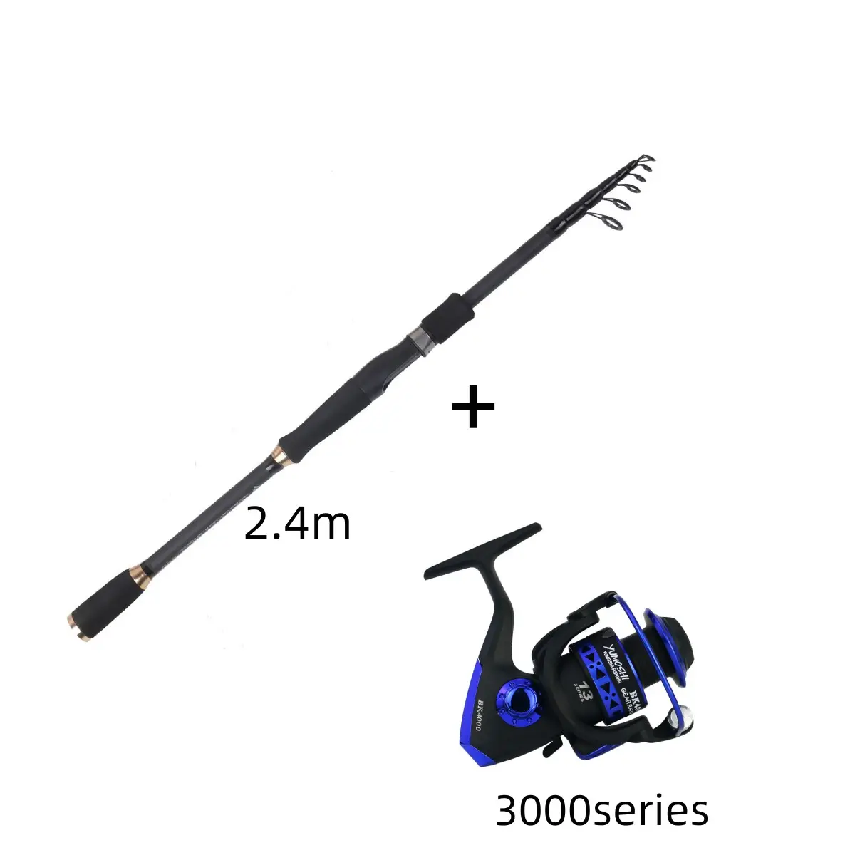 Telescopic rod fishing