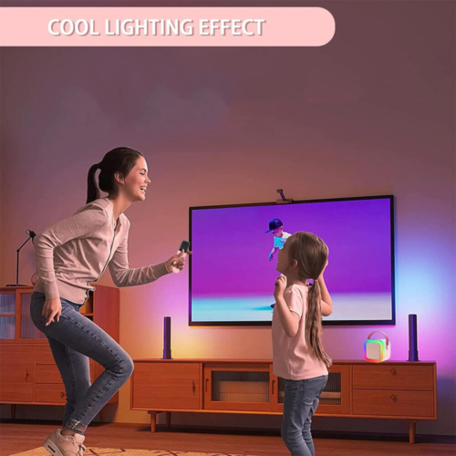 Portable Kids Mini Karaoke Machine Bluetooth Speaker With 2 Wireless Microphones For Boys Girls Home Party Birthday Gifts