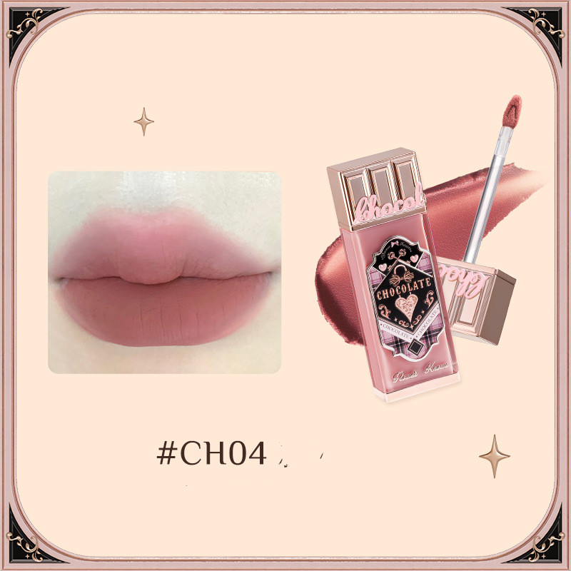 Cloud Lip Glaze Lipstick Milk Tea Color Lasts Ch04 - Shop at LoveMi