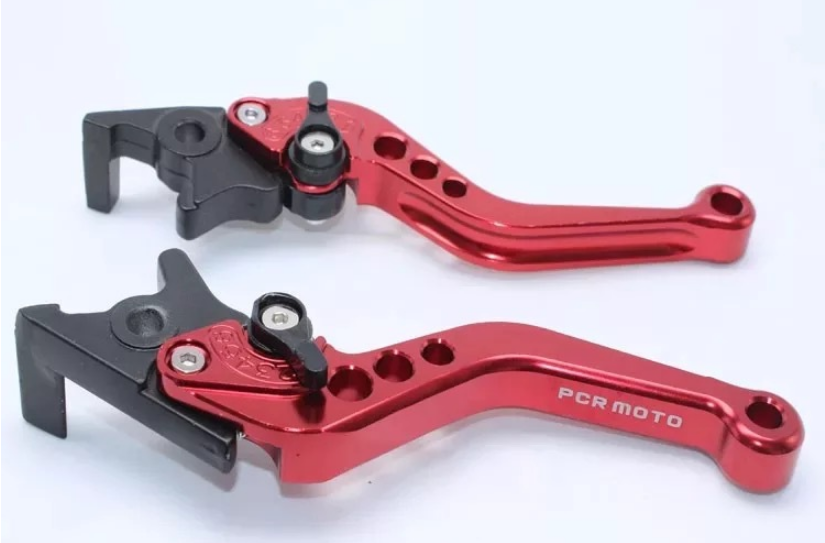 Motorcycle Scooter Adjustable Brake Clutch Lever Handle - Picture 18 of 21