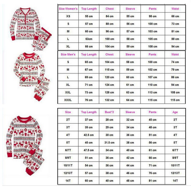 Title 2, Printed Long-sleeved Christmas Parent-child Suit