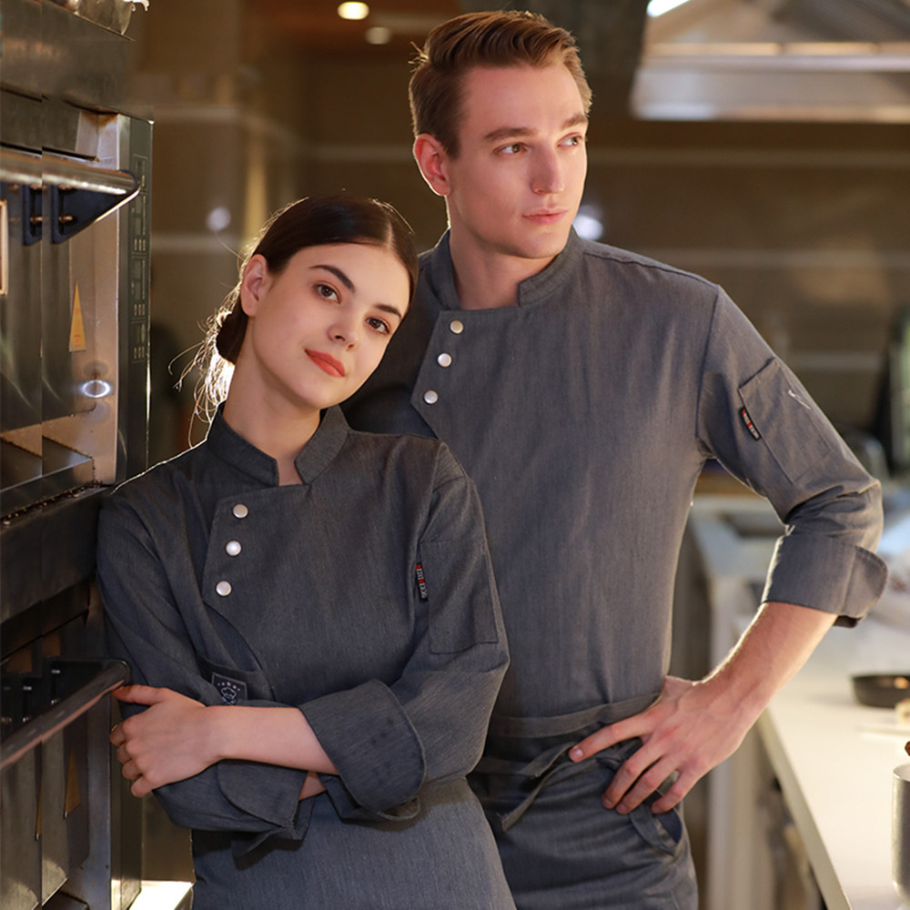 Chef Work Clothes Men's Summer Short Sleeve Breathable Baking Catering