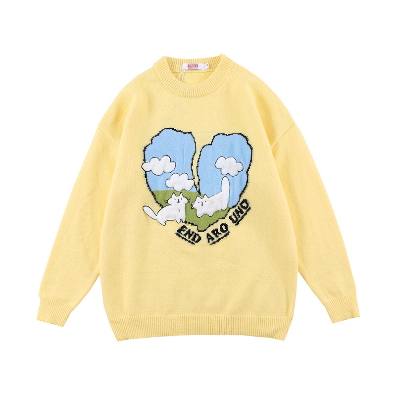 Women's Knitwear Niche Literary Jumper