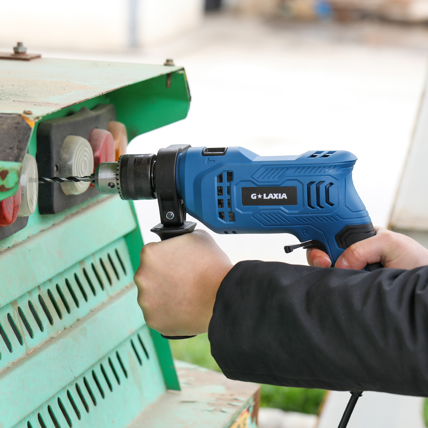 G LAXIA 550W Hammer Drill, Speed Variable 3000 RPM, 13mm Chuck, Electric — image 7