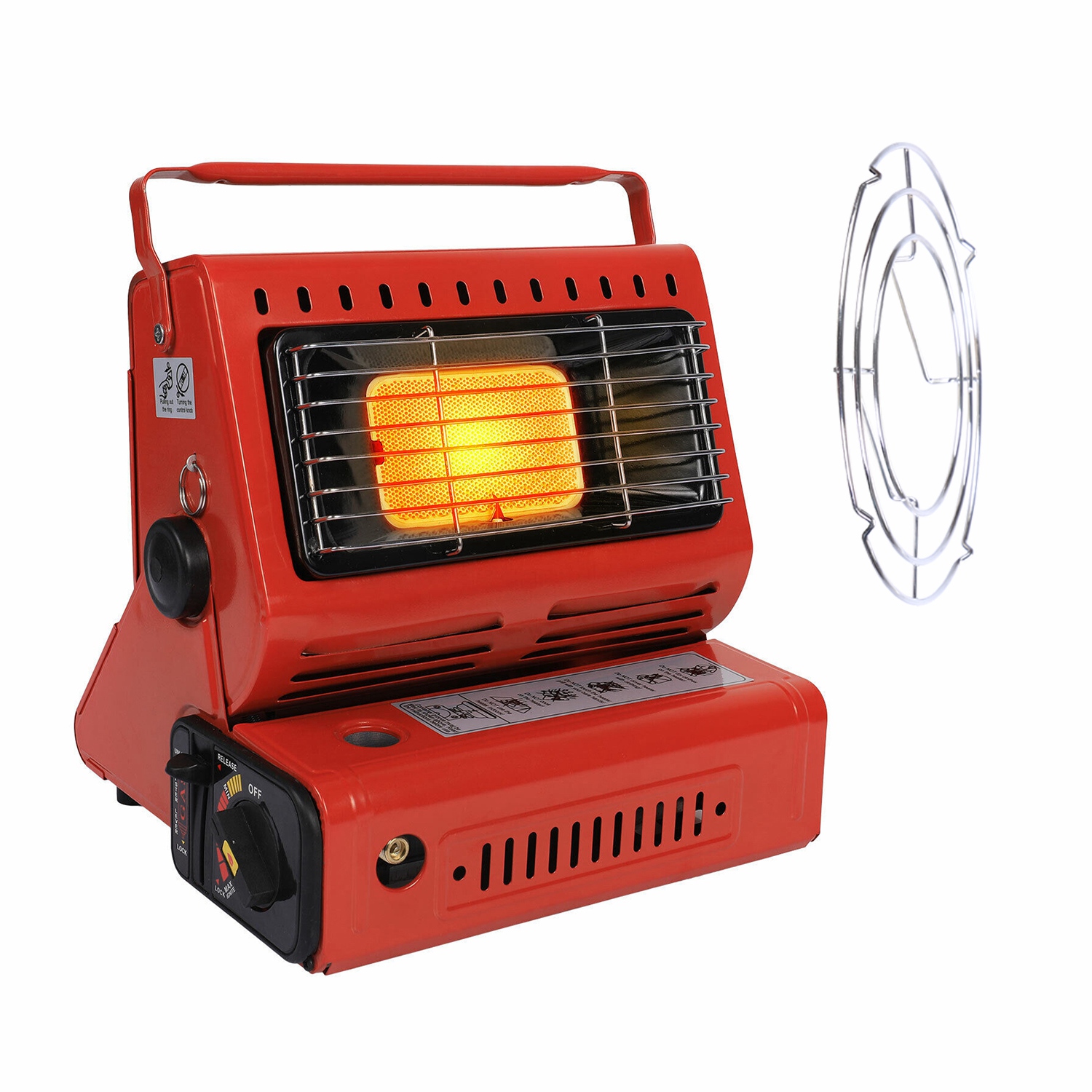 2 In 1 Portable Butane Burner Heater Outdoor Butane Gas Heater, Portable Warmth
