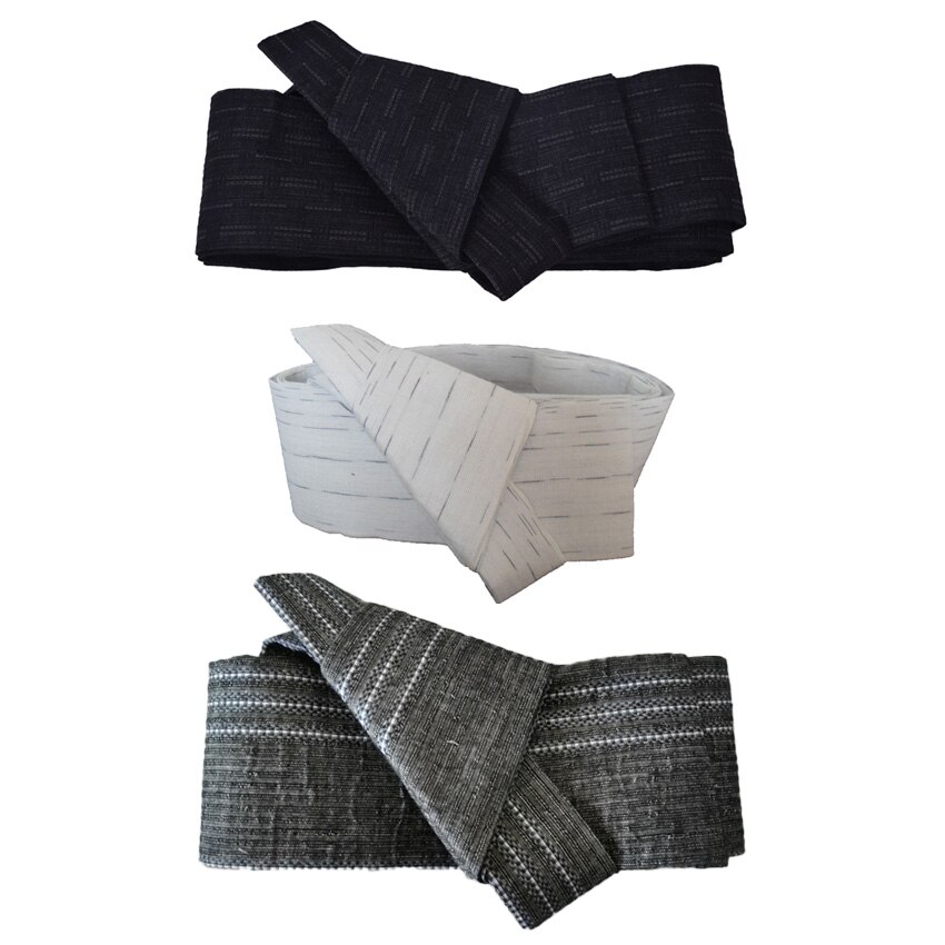 Japanese Kimono Wearing Accessories Sweat Steaming Suit Yukata Black Blue Gray Belt