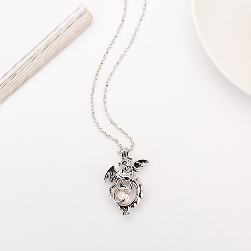 Glow-in-the-dark Dragon Hollow Out DIY Necklace