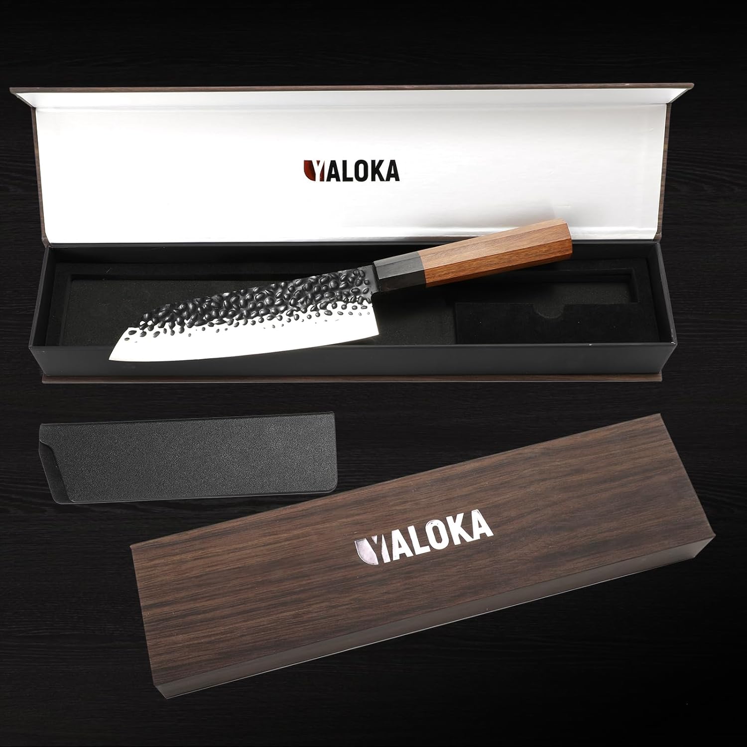 8 Inch Gyuto Chef Knife - Japanese Steel. A Breathtaking Blade. Comfortable Touch. Super Sharp Japanese Knife. Perfect Cooking Cookware Gift. Yaloka Promise. Cannot be sold on Amazon!