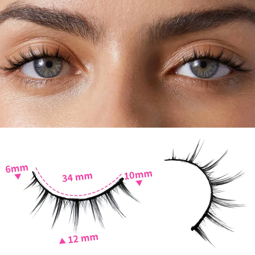 3D False Eyelashes Are Multi-layered, Realistic, Soft