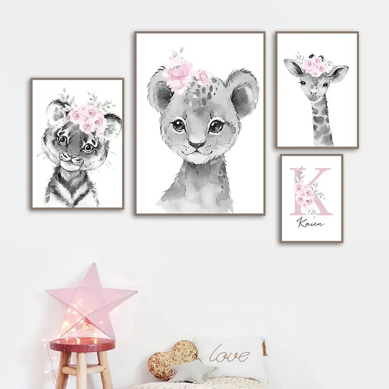 Personalized Cute Canvas Print Wall Poster