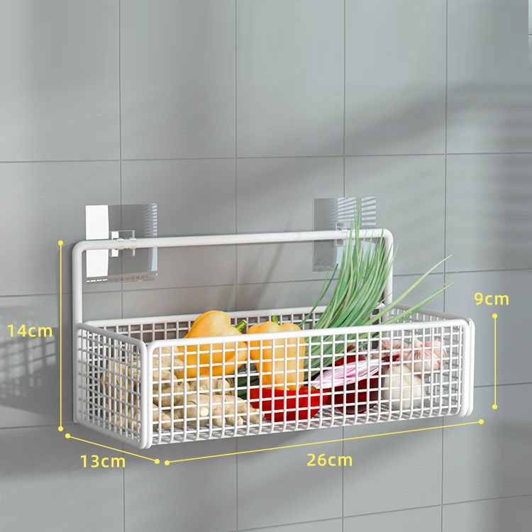 Title 8, Non Perforated Wall Kitchen Basket Shelf